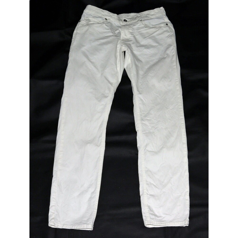 Peter Millar Crown Crafted Wayfare Men's Almond White Trousers Pants Size 33/32